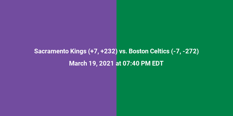 Sacramento Kings vs. Boston Celtics