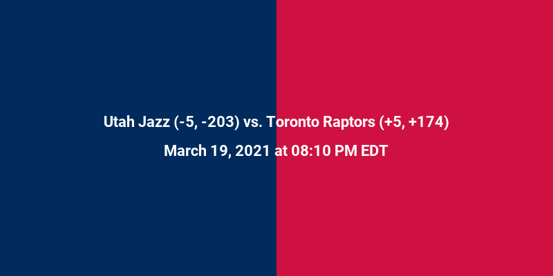 Utah Jazz vs. Toronto Raptors