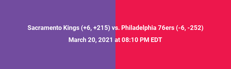 Sacramento Kings vs. Philadelphia 76ers