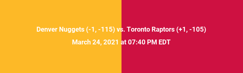 Denver Nuggets vs. Toronto Raptors