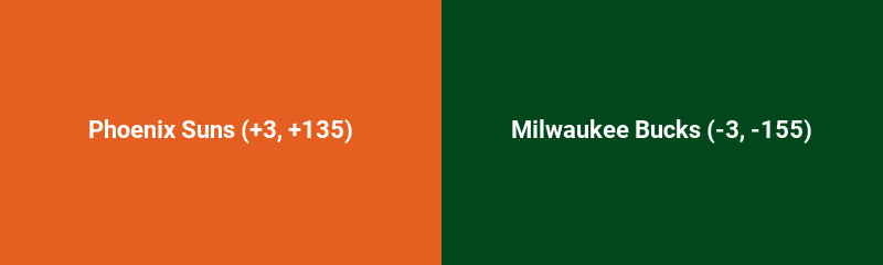 Phoenix Suns vs. Milwaukee Bucks