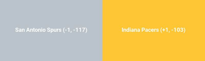 San Antonio Spurs vs. Indiana Pacers