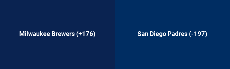 Milwaukee Brewers @ San Diego Padres