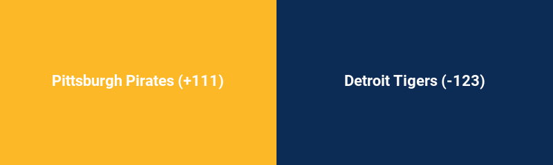 Pittsburgh Pirates @ Detroit Tigers