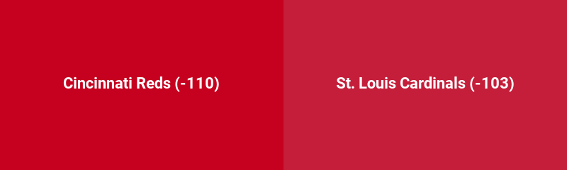 Cincinnati Reds @ St. Louis Cardinals