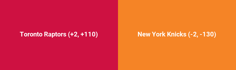 Toronto Raptors vs. New York Knicks