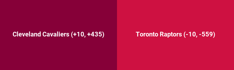 Cleveland Cavaliers vs. Toronto Raptors
