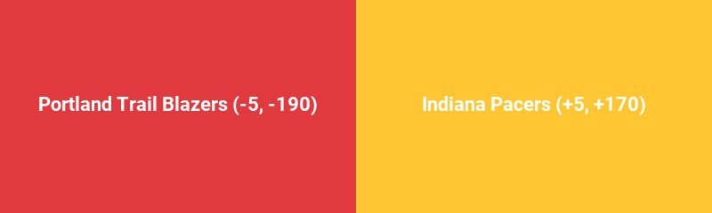 Portland Trail Blazers vs. Indiana Pacers