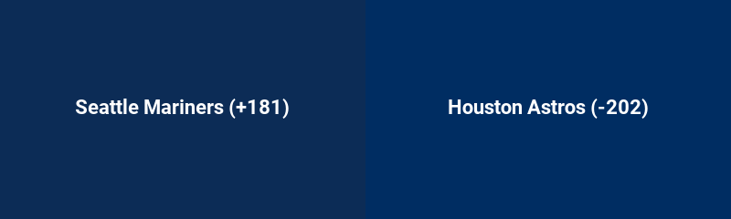 Seattle Mariners @ Houston Astros