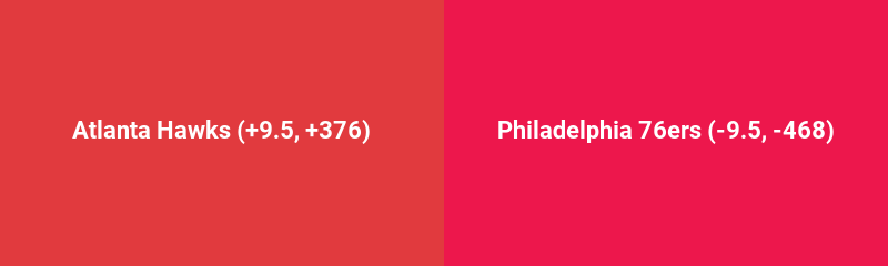 Atlanta Hawks vs. Philadelphia 76ers