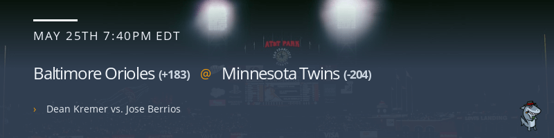 Baltimore Orioles @ Minnesota Twins - May 25, 2021