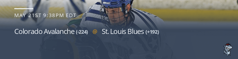 Colorado Avalanche vs. St. Louis Blues - May 21, 2021