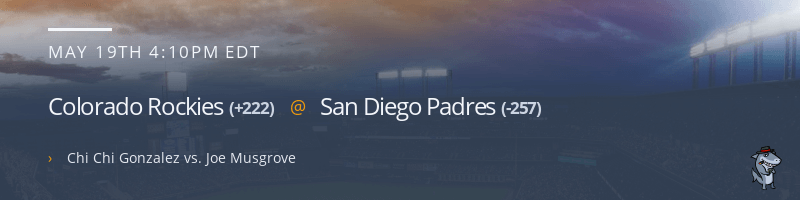 Colorado Rockies @ San Diego Padres - May 19, 2021