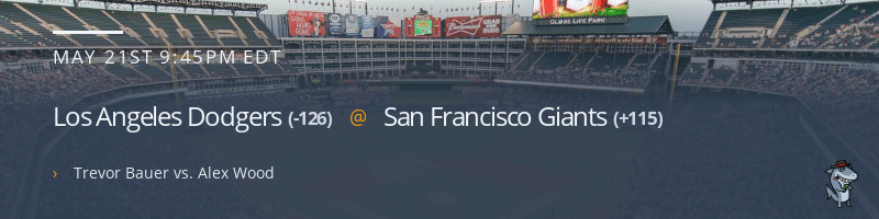 Los Angeles Dodgers @ San Francisco Giants - May 21, 2021