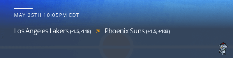 Los Angeles Lakers vs. Phoenix Suns - May 25, 2021