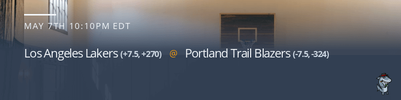 Los Angeles Lakers vs. Portland Trail Blazers - May 7, 2021