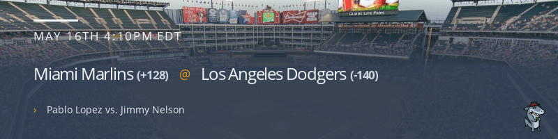 Miami Marlins @ Los Angeles Dodgers - May 16, 2021