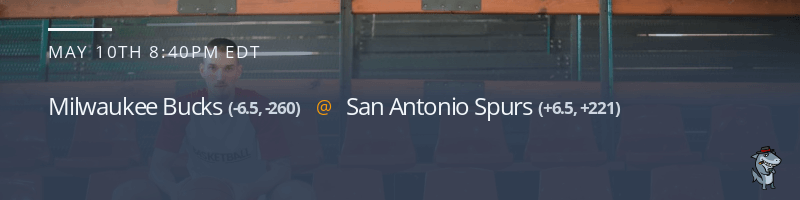 Milwaukee Bucks vs. San Antonio Spurs - May 10, 2021