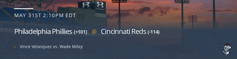 Philadelphia Phillies @ Cincinnati Reds - May 31, 2021