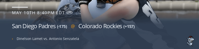 San Diego Padres @ Colorado Rockies - May 10, 2021