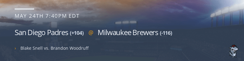 San Diego Padres @ Milwaukee Brewers - May 24, 2021