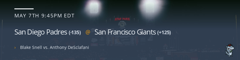 San Diego Padres @ San Francisco Giants - May 7, 2021