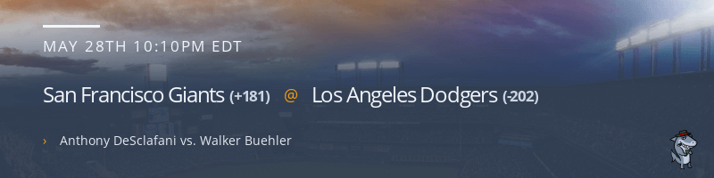 San Francisco Giants @ Los Angeles Dodgers - May 28, 2021