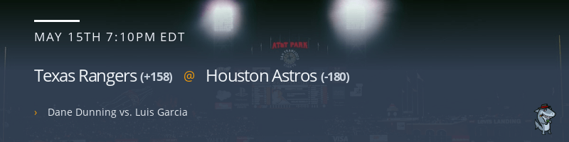 Texas Rangers @ Houston Astros - May 15, 2021