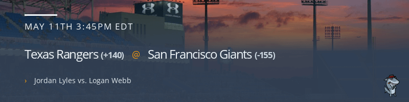 Texas Rangers @ San Francisco Giants - May 11, 2021