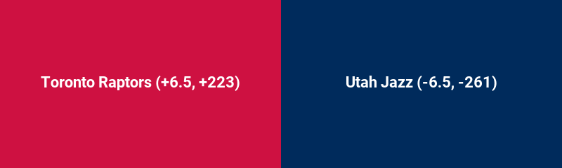 Toronto Raptors vs. Utah Jazz