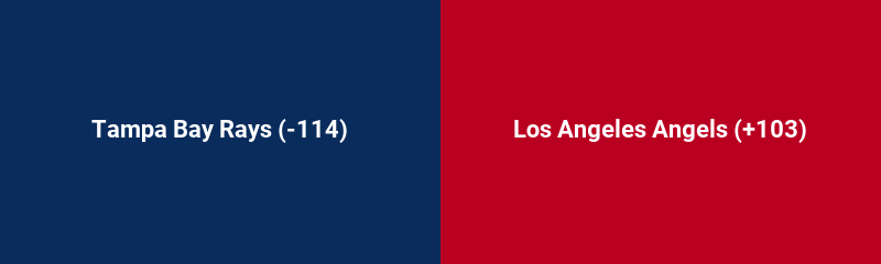 Tampa Bay Rays @ Los Angeles Angels