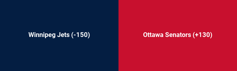 Winnipeg Jets vs. Ottawa Senators