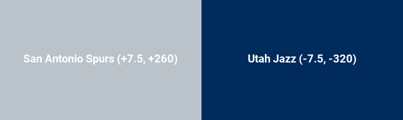 San Antonio Spurs vs. Utah Jazz