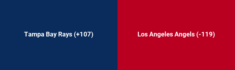 Tampa Bay Rays @ Los Angeles Angels