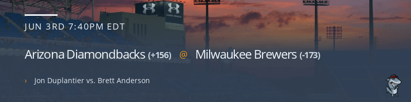 Arizona Diamondbacks @ Milwaukee Brewers - June 3, 2021