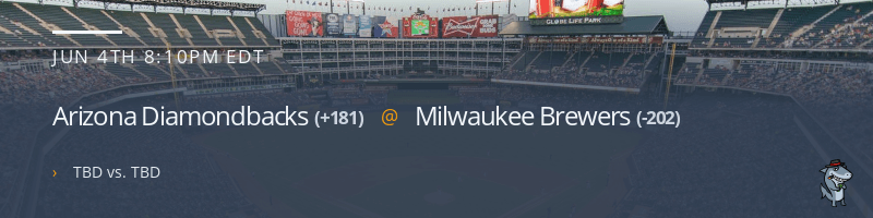 Arizona Diamondbacks @ Milwaukee Brewers - June 4, 2021