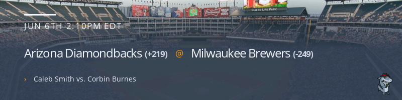 Arizona Diamondbacks @ Milwaukee Brewers - June 6, 2021