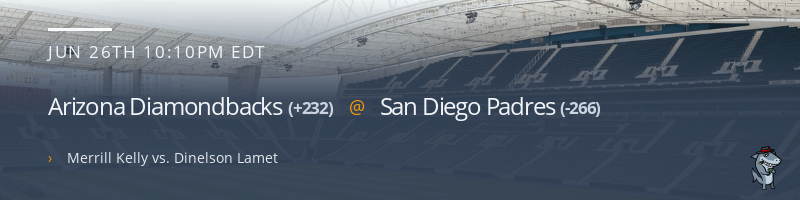 Arizona Diamondbacks @ San Diego Padres - June 26, 2021