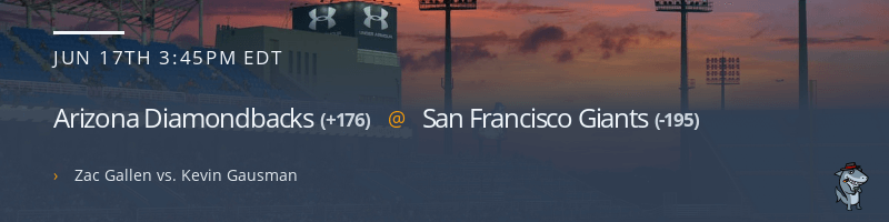 Arizona Diamondbacks @ San Francisco Giants - June 17, 2021