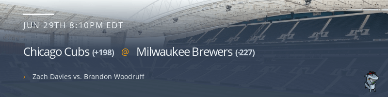 Chicago Cubs @ Milwaukee Brewers - June 29, 2021