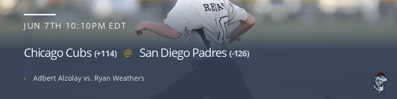 Chicago Cubs @ San Diego Padres - June 7, 2021