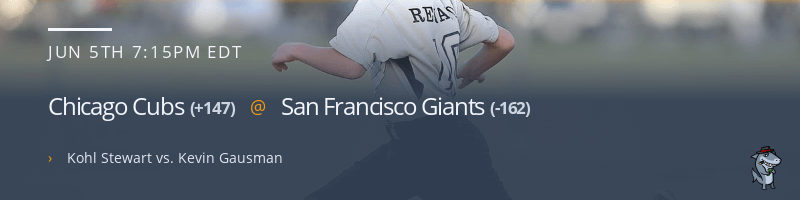 Chicago Cubs @ San Francisco Giants - June 5, 2021