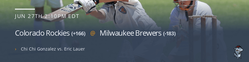 Colorado Rockies @ Milwaukee Brewers - June 27, 2021