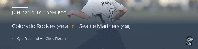 Colorado Rockies @ Seattle Mariners - June 22, 2021