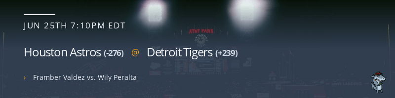 Houston Astros @ Detroit Tigers - June 25, 2021