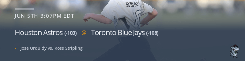 Houston Astros @ Toronto Blue Jays - June 5, 2021