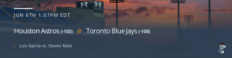Houston Astros @ Toronto Blue Jays - June 6, 2021