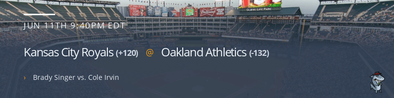 Kansas City Royals @ Oakland Athletics - June 11, 2021
