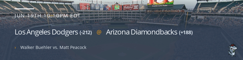 Los Angeles Dodgers @ Arizona Diamondbacks - June 19, 2021