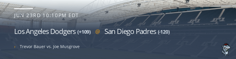 Los Angeles Dodgers @ San Diego Padres - June 23, 2021